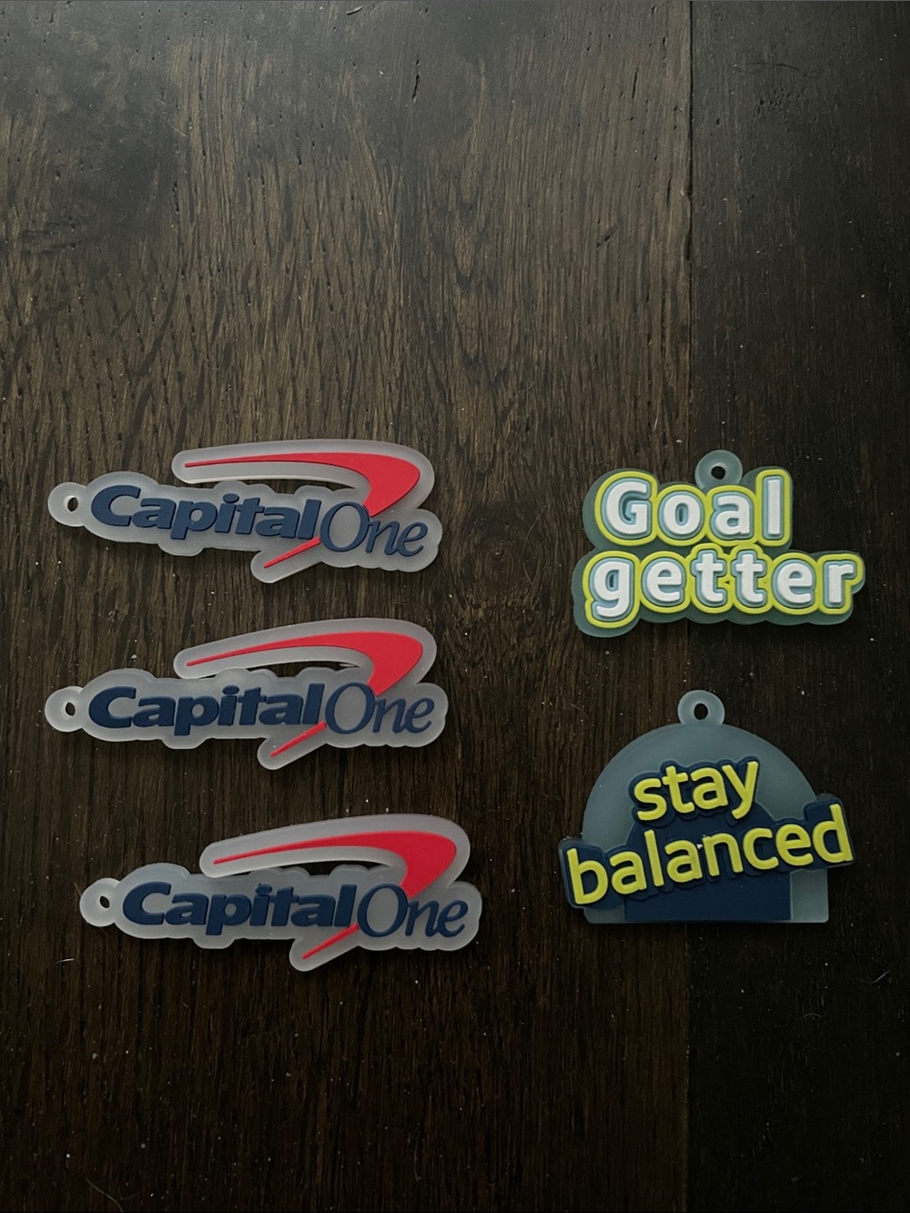Capital One Promotional Keychain Tags (5)